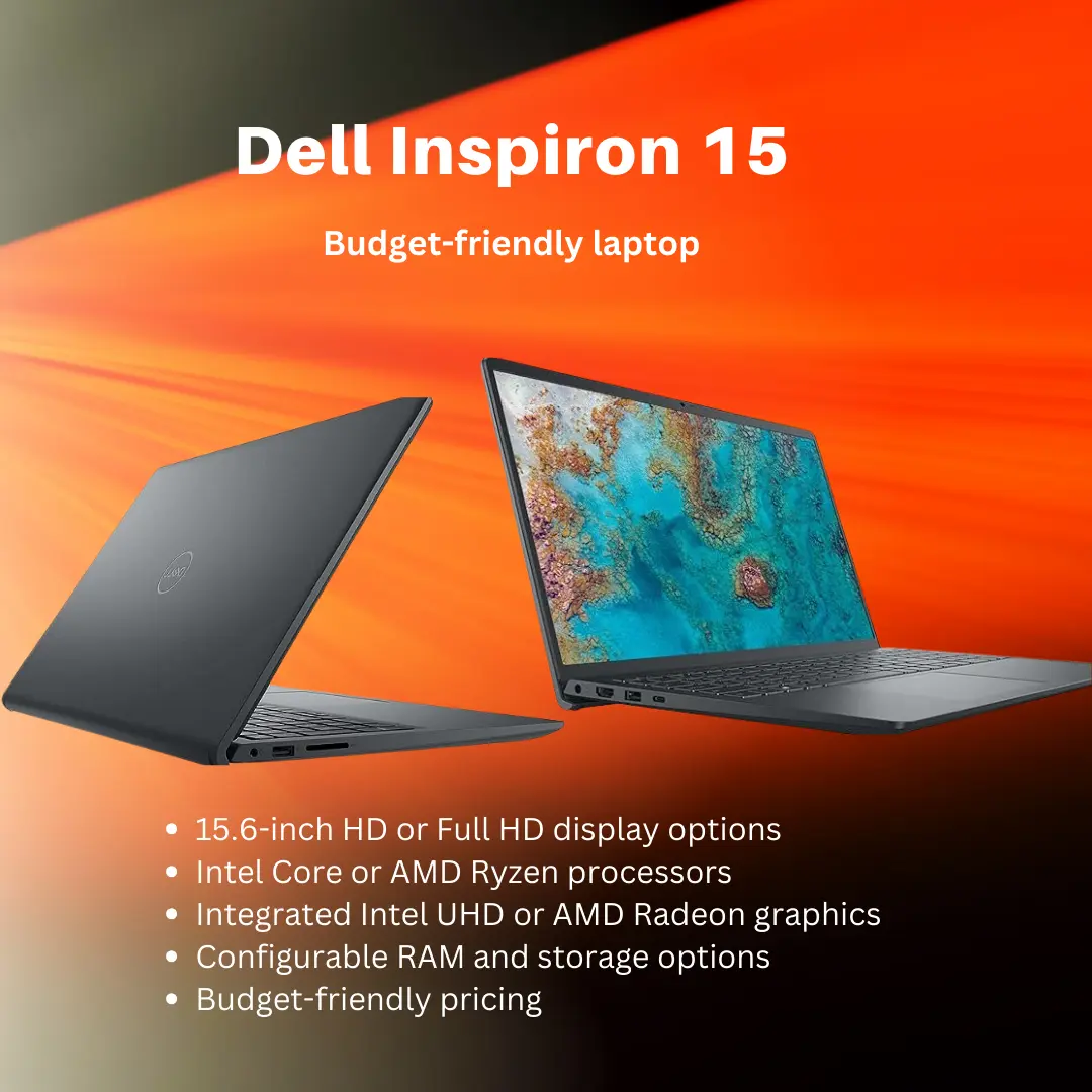 Dell Inspiron 15 3000 Series laptop for streaming
